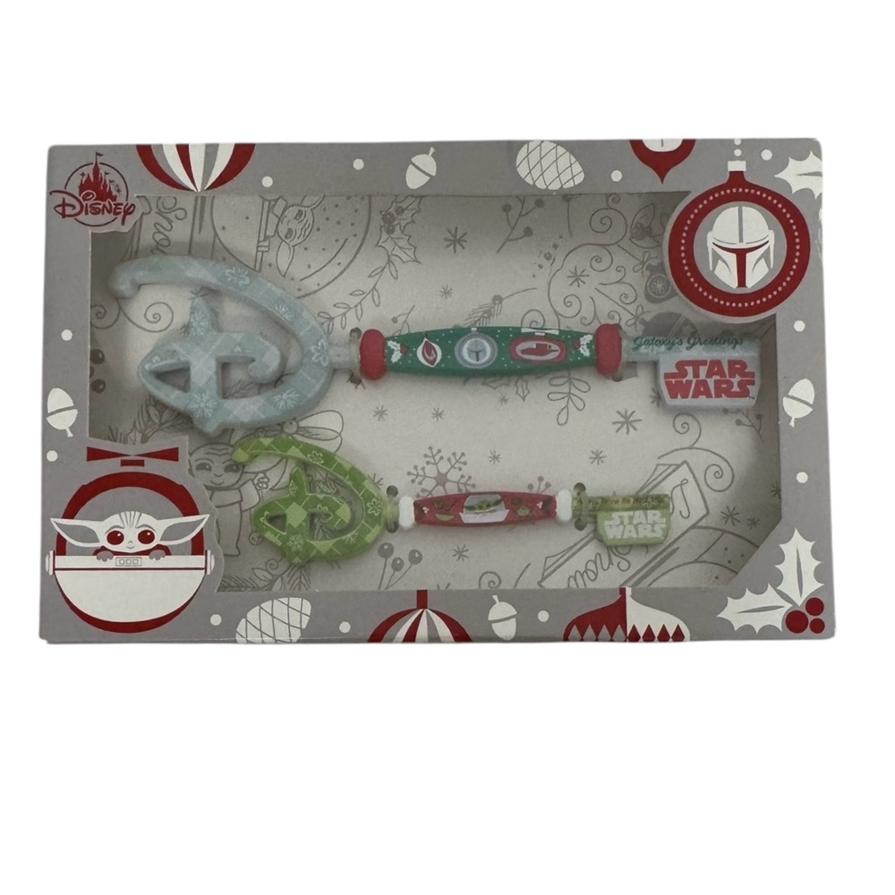 Disney Star Wars: The Mandalorian Festive Key Set Christmas‎ Collectable